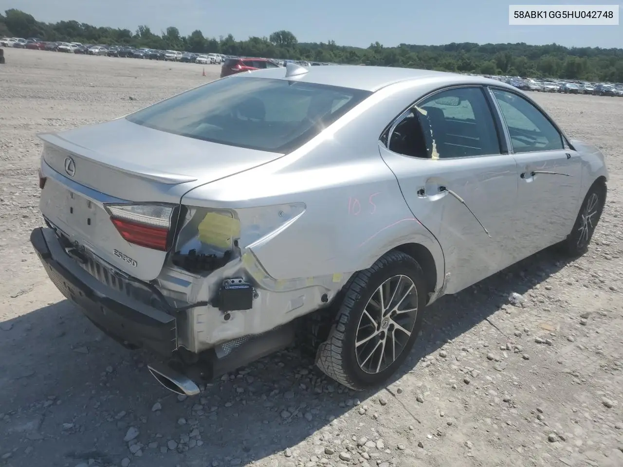 2017 Lexus Es 350 VIN: 58ABK1GG5HU042748 Lot: 62545385