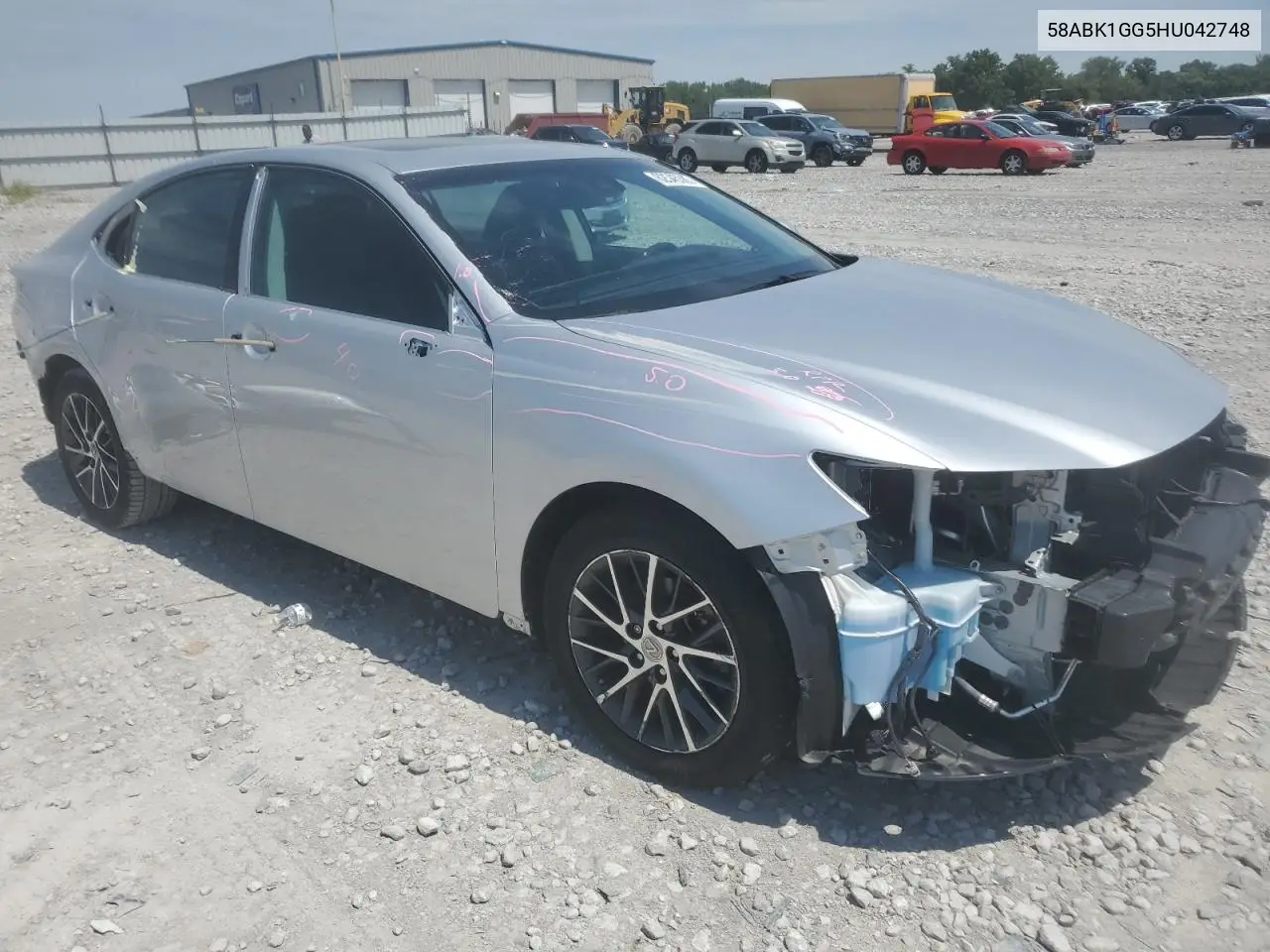 2017 Lexus Es 350 VIN: 58ABK1GG5HU042748 Lot: 62545385