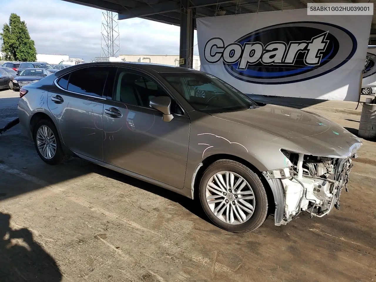 2017 Lexus Es 350 VIN: 58ABK1GG2HU039001 Lot: 62944965