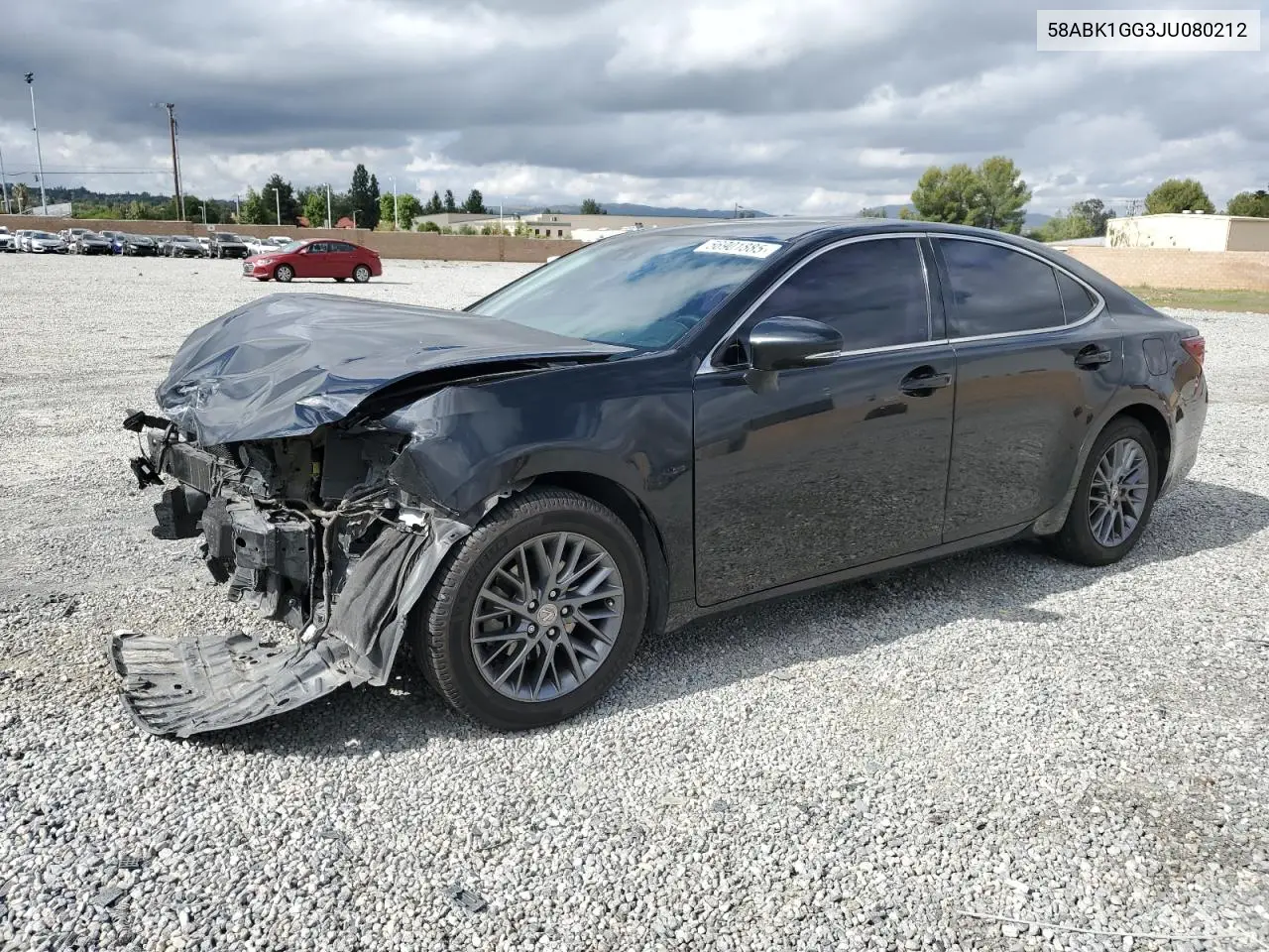 2018 Lexus Es 350 VIN: 58ABK1GG3JU080212 Lot: 56901885