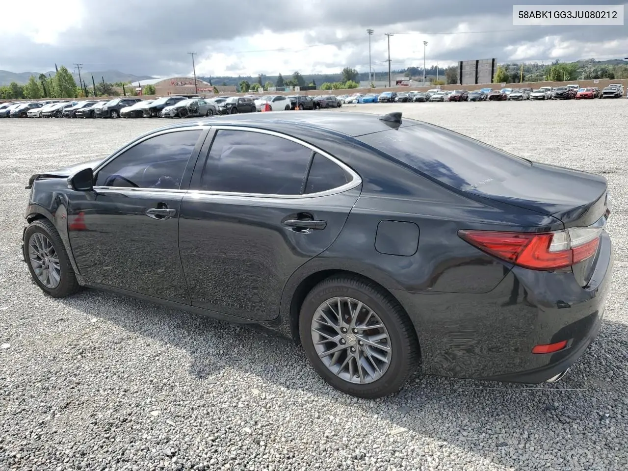 2018 Lexus Es 350 VIN: 58ABK1GG3JU080212 Lot: 56901885