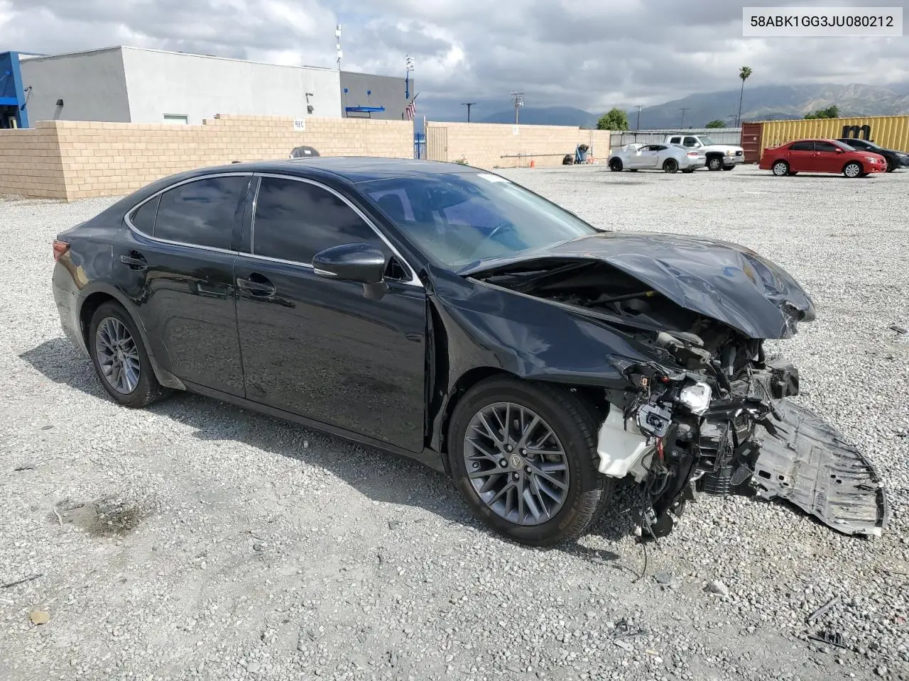 2018 Lexus Es 350 VIN: 58ABK1GG3JU080212 Lot: 56901885