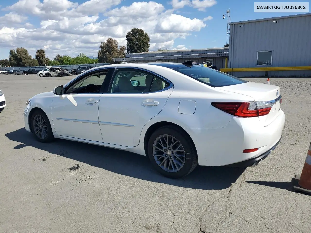 2018 Lexus Es 350 VIN: 58ABK1GG1JU086302 Lot: 56950765