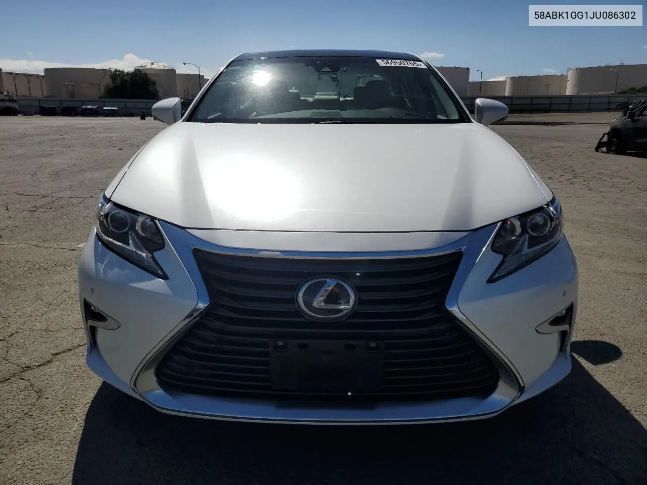 2018 Lexus Es 350 VIN: 58ABK1GG1JU086302 Lot: 56950765