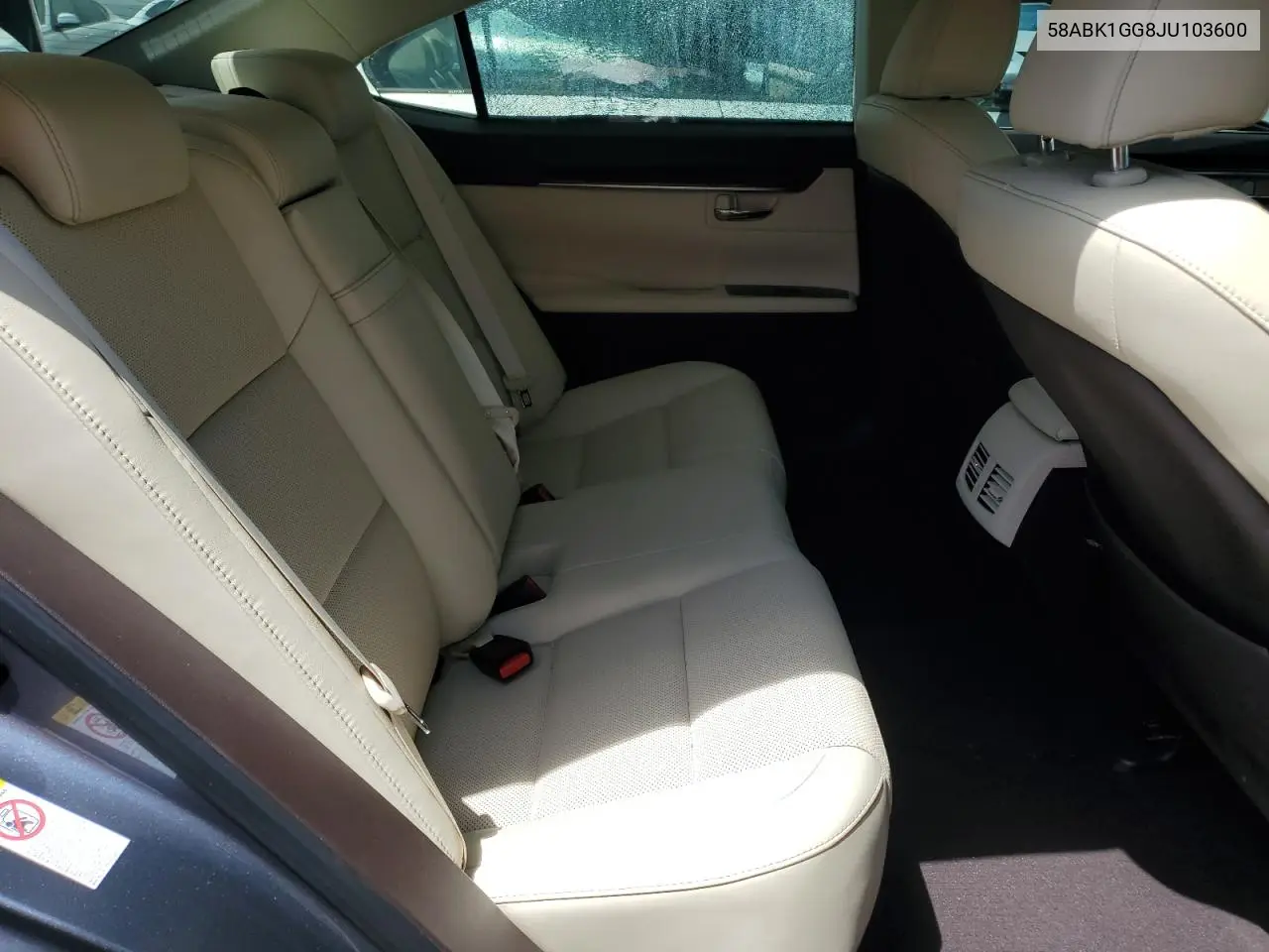 2018 Lexus Es 350 VIN: 58ABK1GG8JU103600 Lot: 56992735