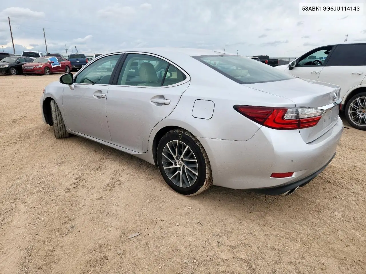 2018 Lexus Es 350 VIN: 58ABK1GG6JU114143 Lot: 62781665