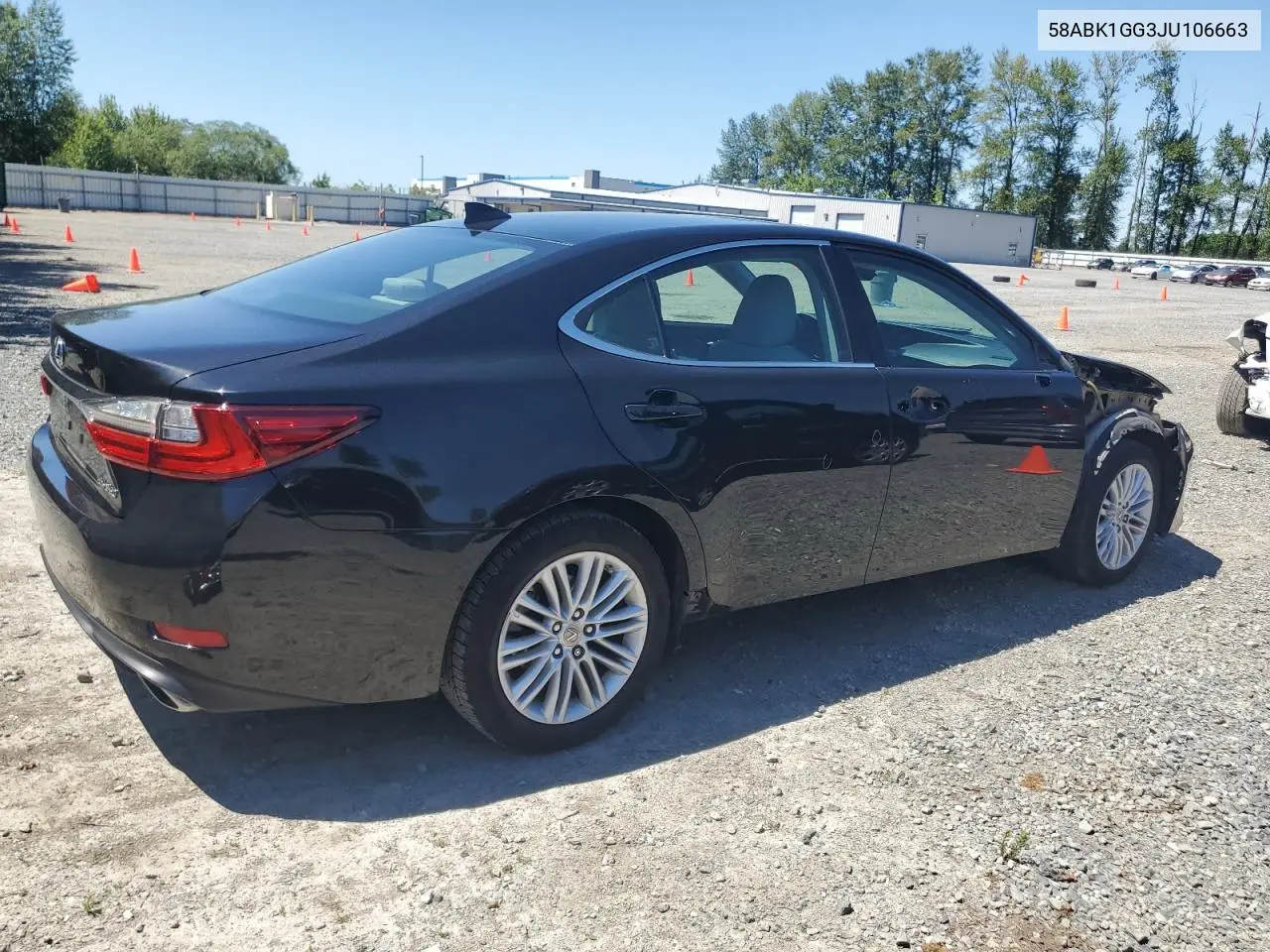 2018 Lexus Es 350 VIN: 58ABK1GG3JU106663 Lot: 62885425