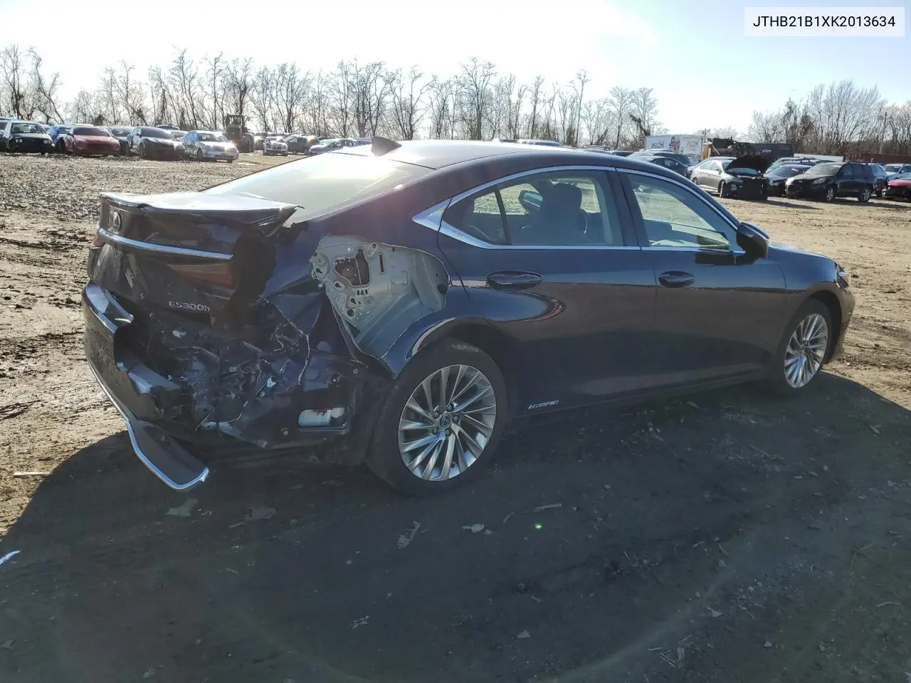 2019 Lexus Es 300H VIN: JTHB21B1XK2013634 Lot: 45165425