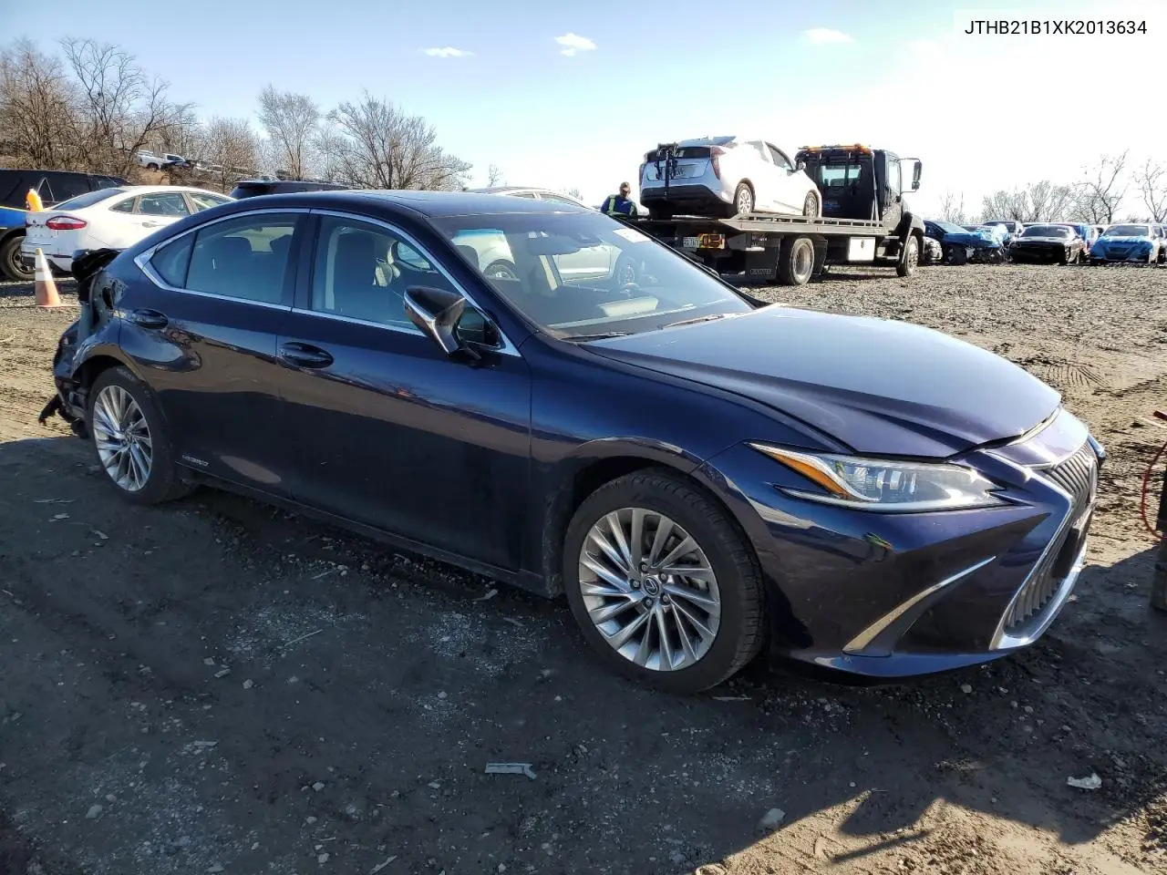 2019 Lexus Es 300H VIN: JTHB21B1XK2013634 Lot: 45165425