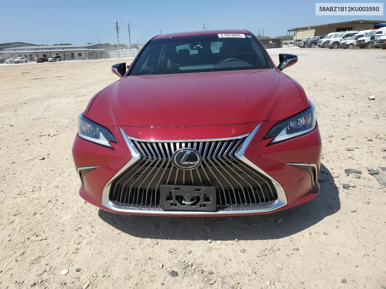 2019 Lexus Es 350 VIN: 58ABZ1B12KU003590 Lot: 51053605