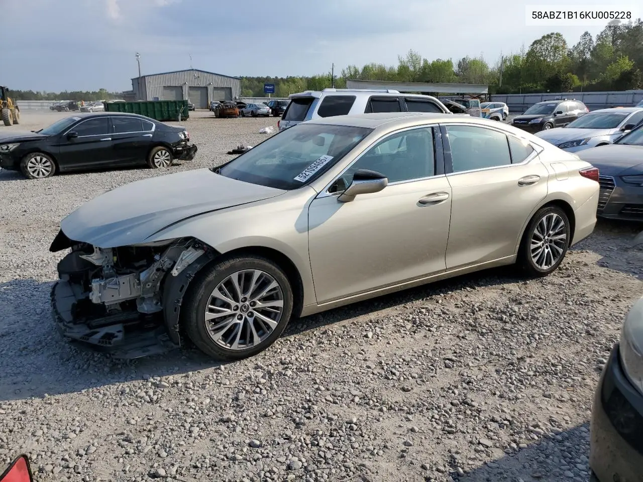2019 Lexus Es 350 VIN: 58ABZ1B16KU005228 Lot: 52109465