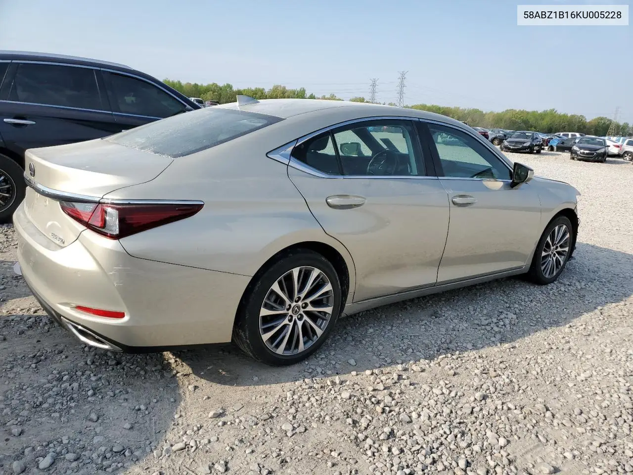 2019 Lexus Es 350 VIN: 58ABZ1B16KU005228 Lot: 52109465