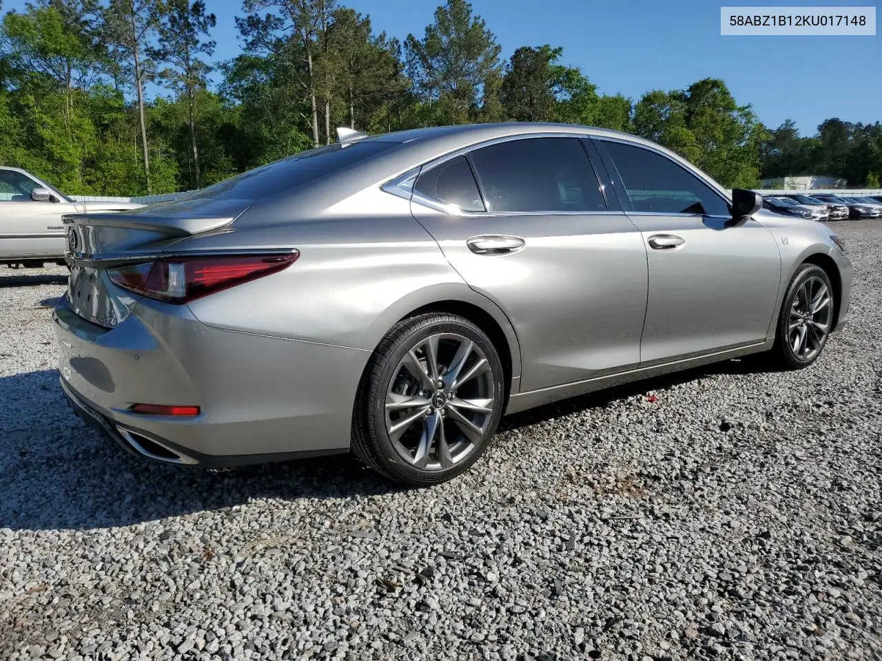 2019 Lexus Es 350 VIN: 58ABZ1B12KU017148 Lot: 52808385