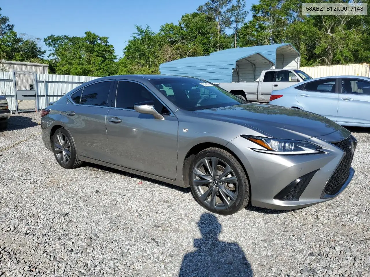 2019 Lexus Es 350 VIN: 58ABZ1B12KU017148 Lot: 52808385