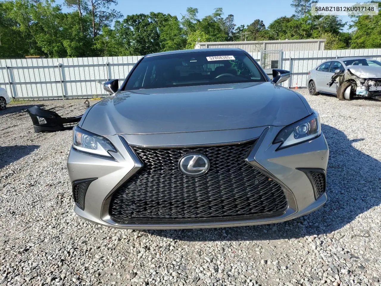 2019 Lexus Es 350 VIN: 58ABZ1B12KU017148 Lot: 52808385
