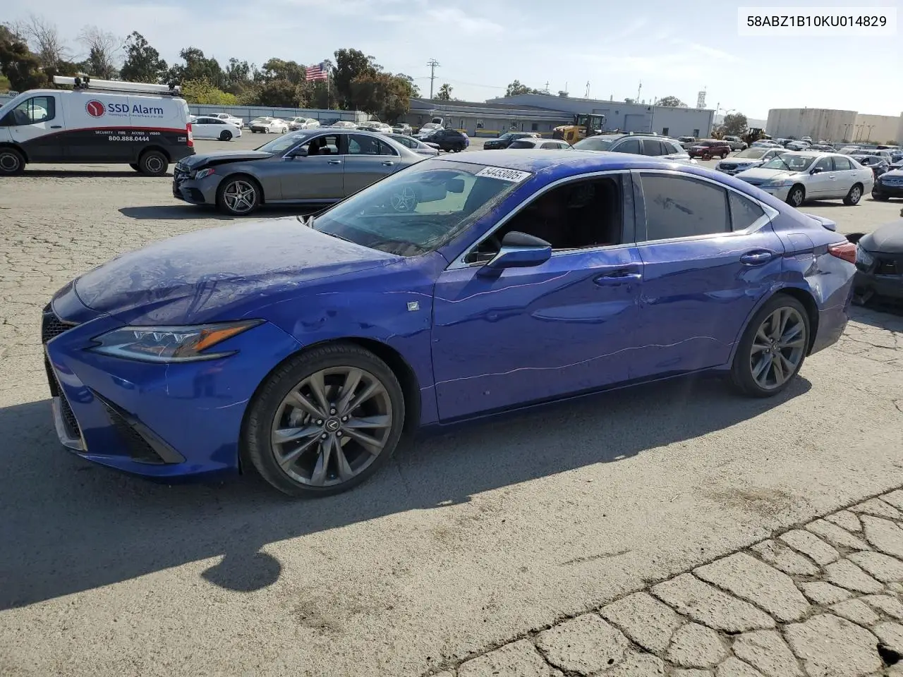 2019 Lexus Es 350 VIN: 58ABZ1B10KU014829 Lot: 54453005