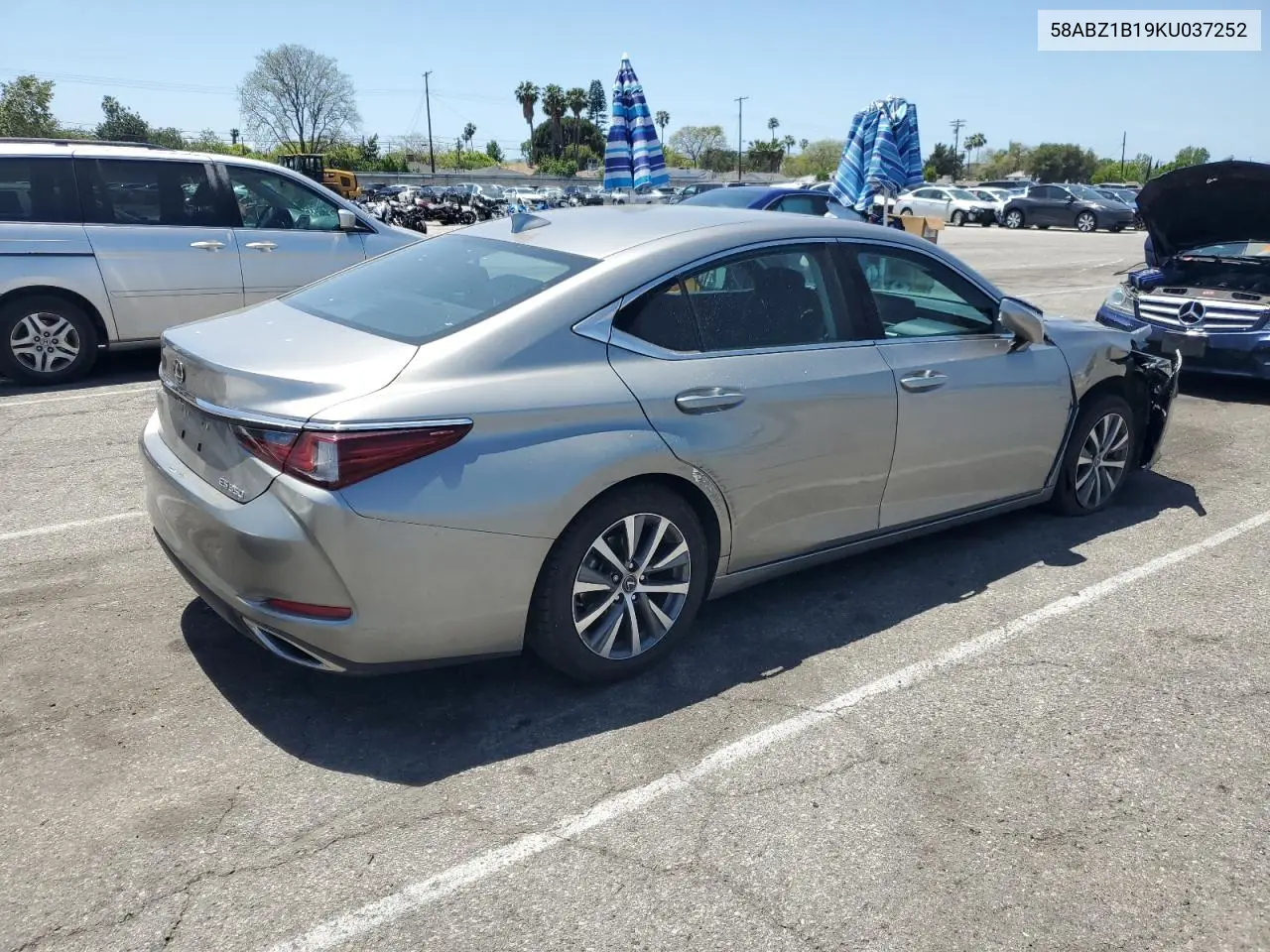 58abz1b19ku037252 58ABZ1B19KU037252 2019 Lexus Es 350