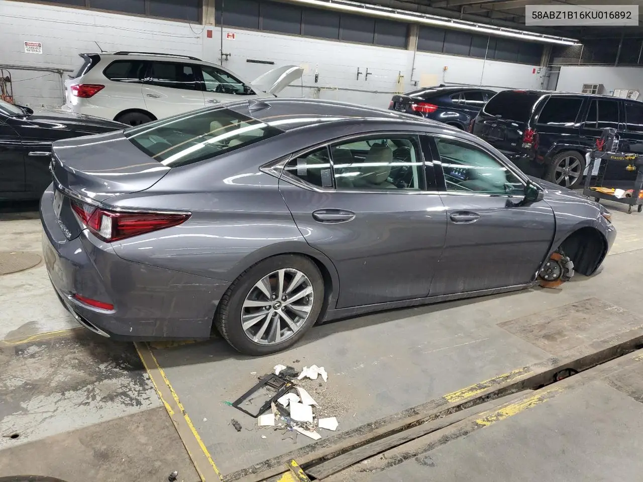 2019 Lexus Es 350 VIN: 58ABZ1B16KU016892 Lot: 61223525