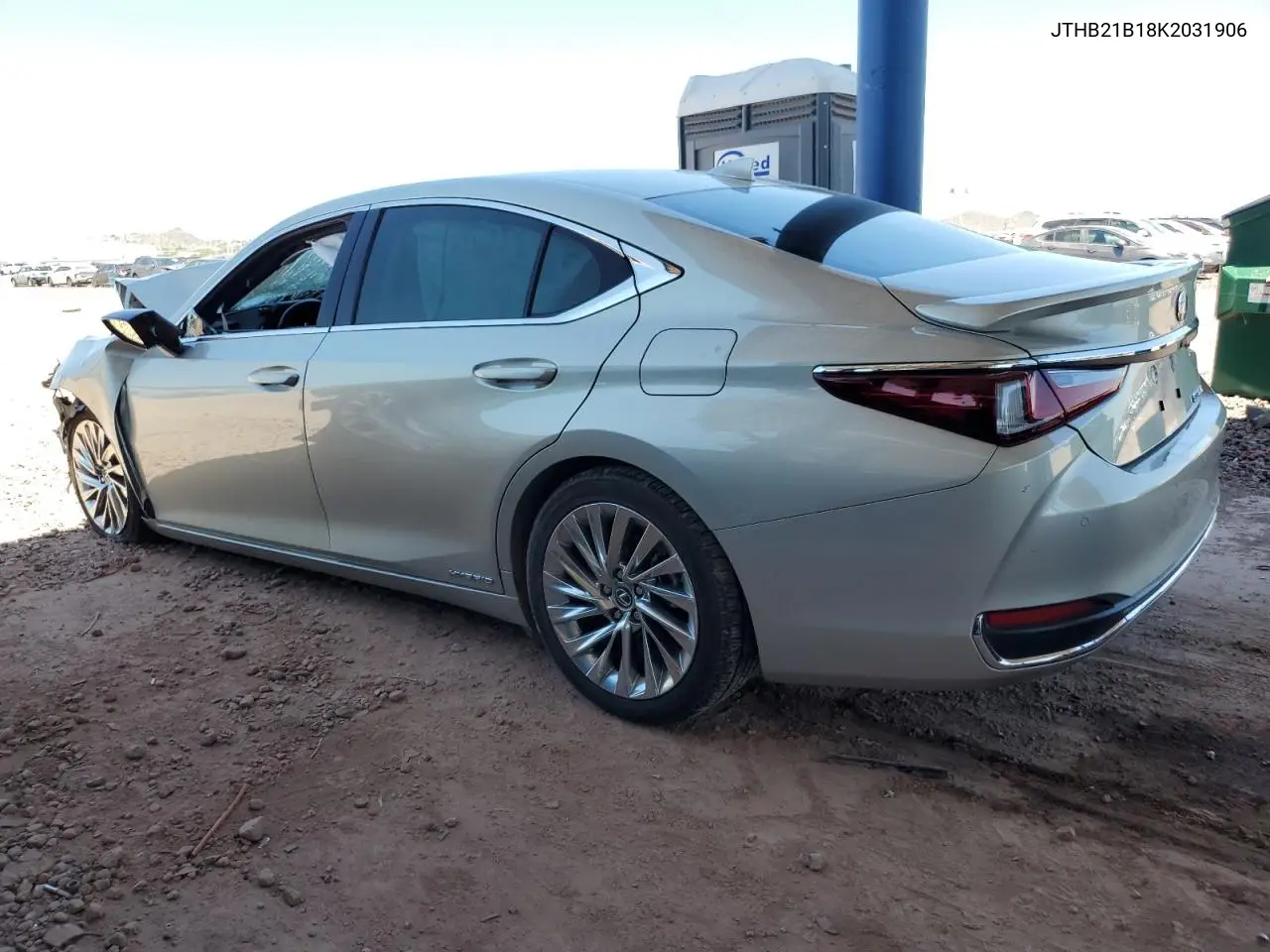 2019 Lexus Es 300H VIN: JTHB21B18K2031906 Lot: 62213015