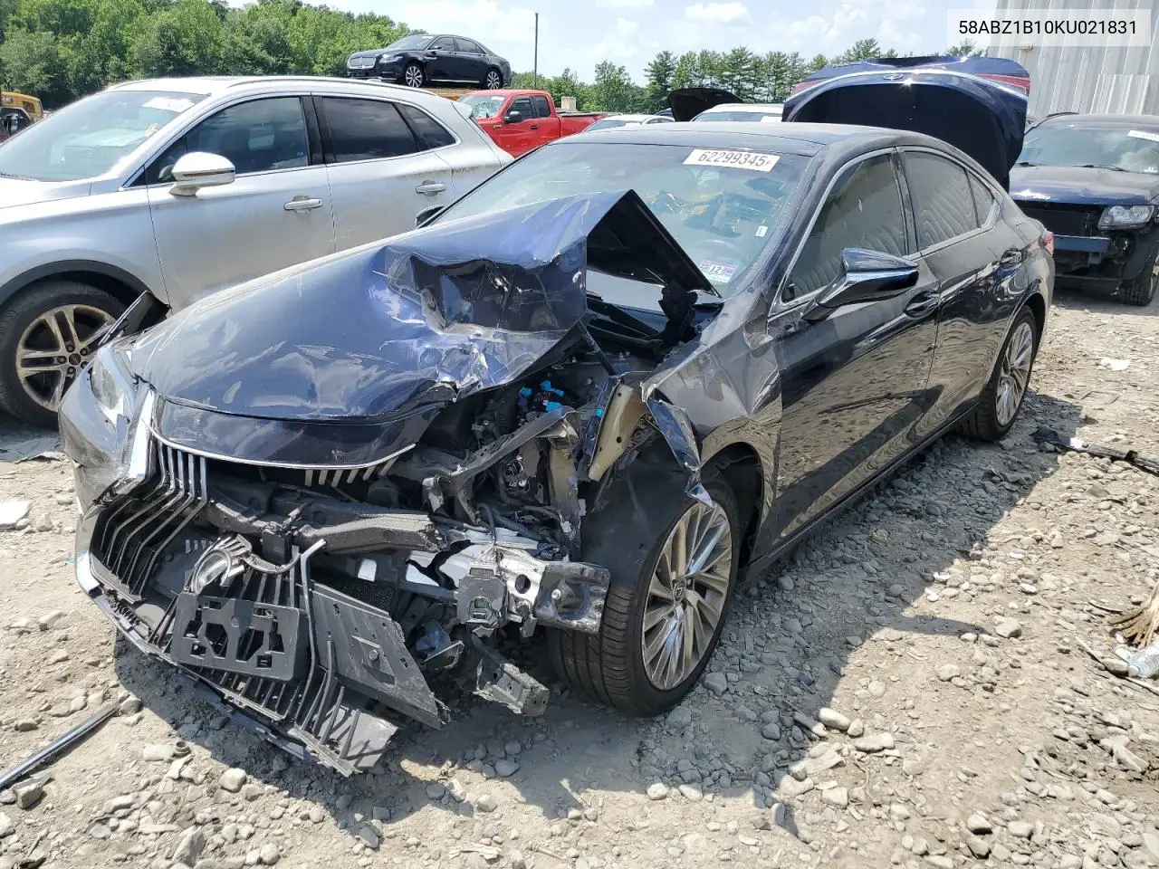 2019 Lexus Es 350 VIN: 58ABZ1B10KU021831 Lot: 62299345