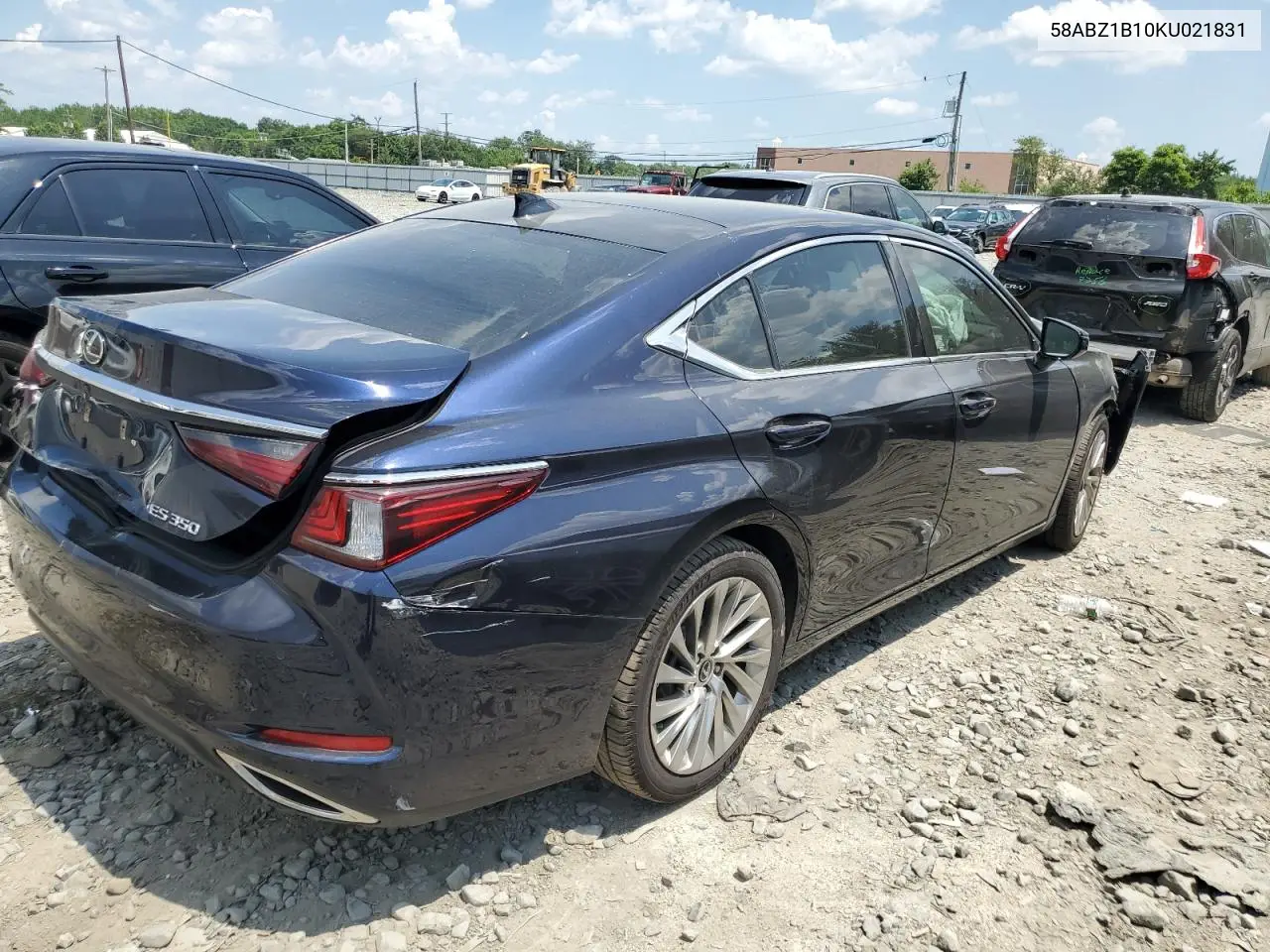 2019 Lexus Es 350 VIN: 58ABZ1B10KU021831 Lot: 62299345