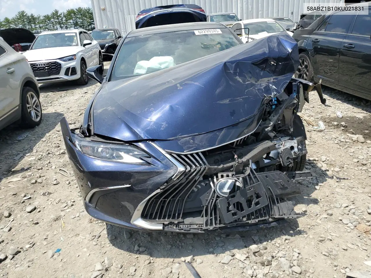 2019 Lexus Es 350 VIN: 58ABZ1B10KU021831 Lot: 62299345