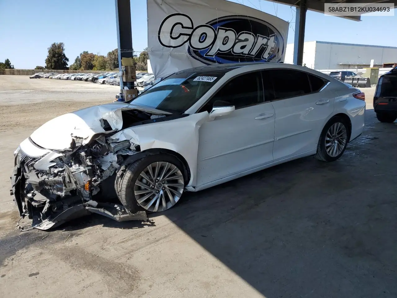 2019 Lexus Es 350 VIN: 58ABZ1B12KU034693 Lot: 62427465