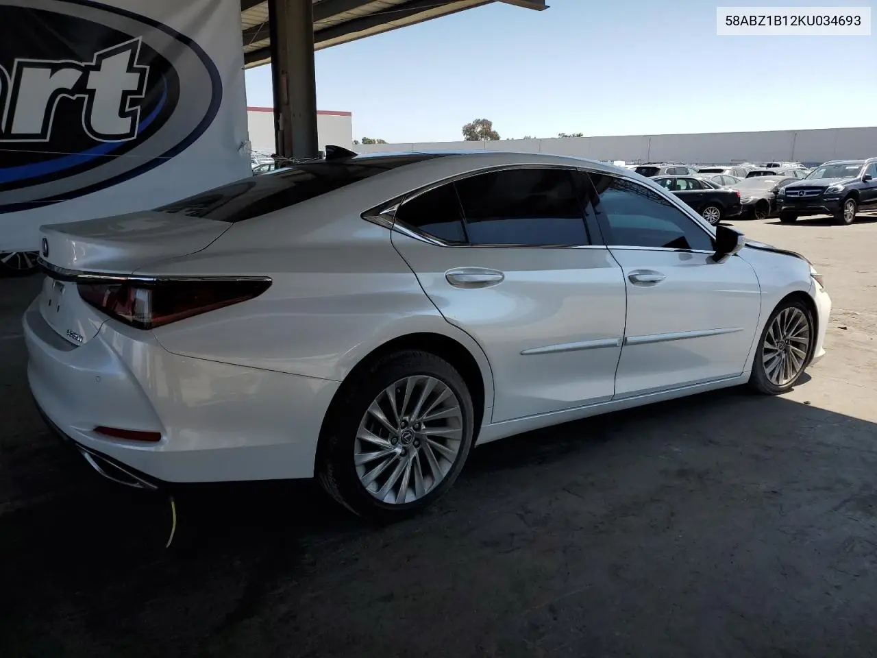2019 Lexus Es 350 VIN: 58ABZ1B12KU034693 Lot: 62427465