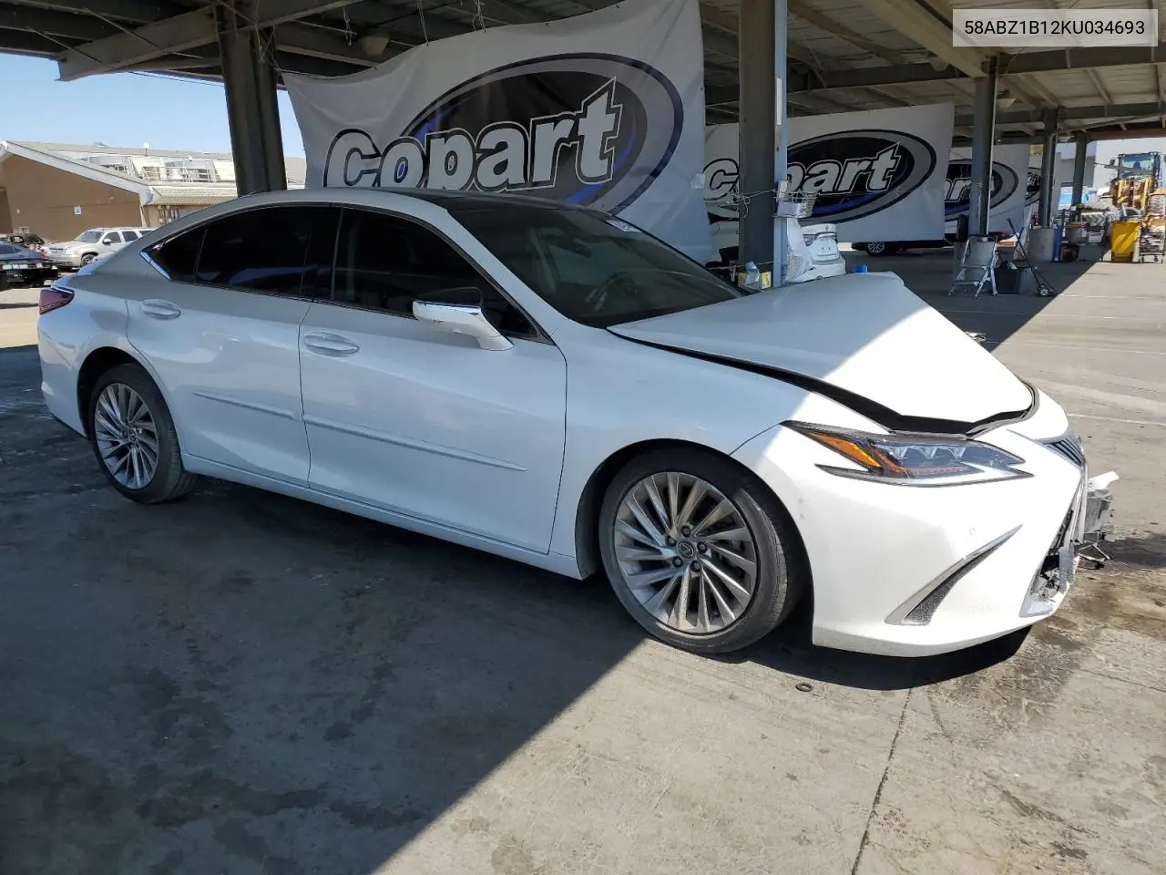 2019 Lexus Es 350 VIN: 58ABZ1B12KU034693 Lot: 62427465