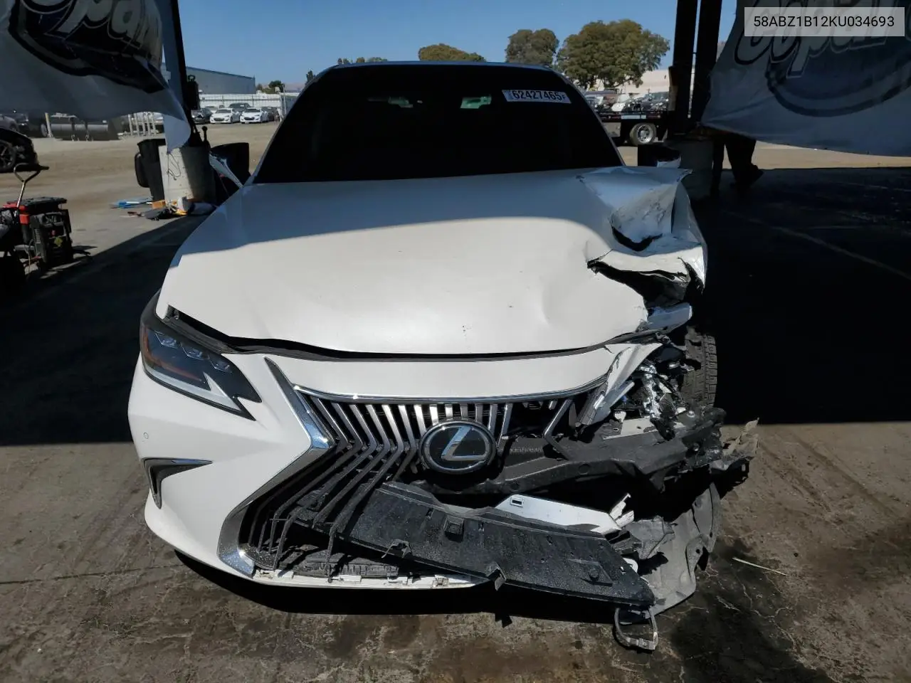 2019 Lexus Es 350 VIN: 58ABZ1B12KU034693 Lot: 62427465