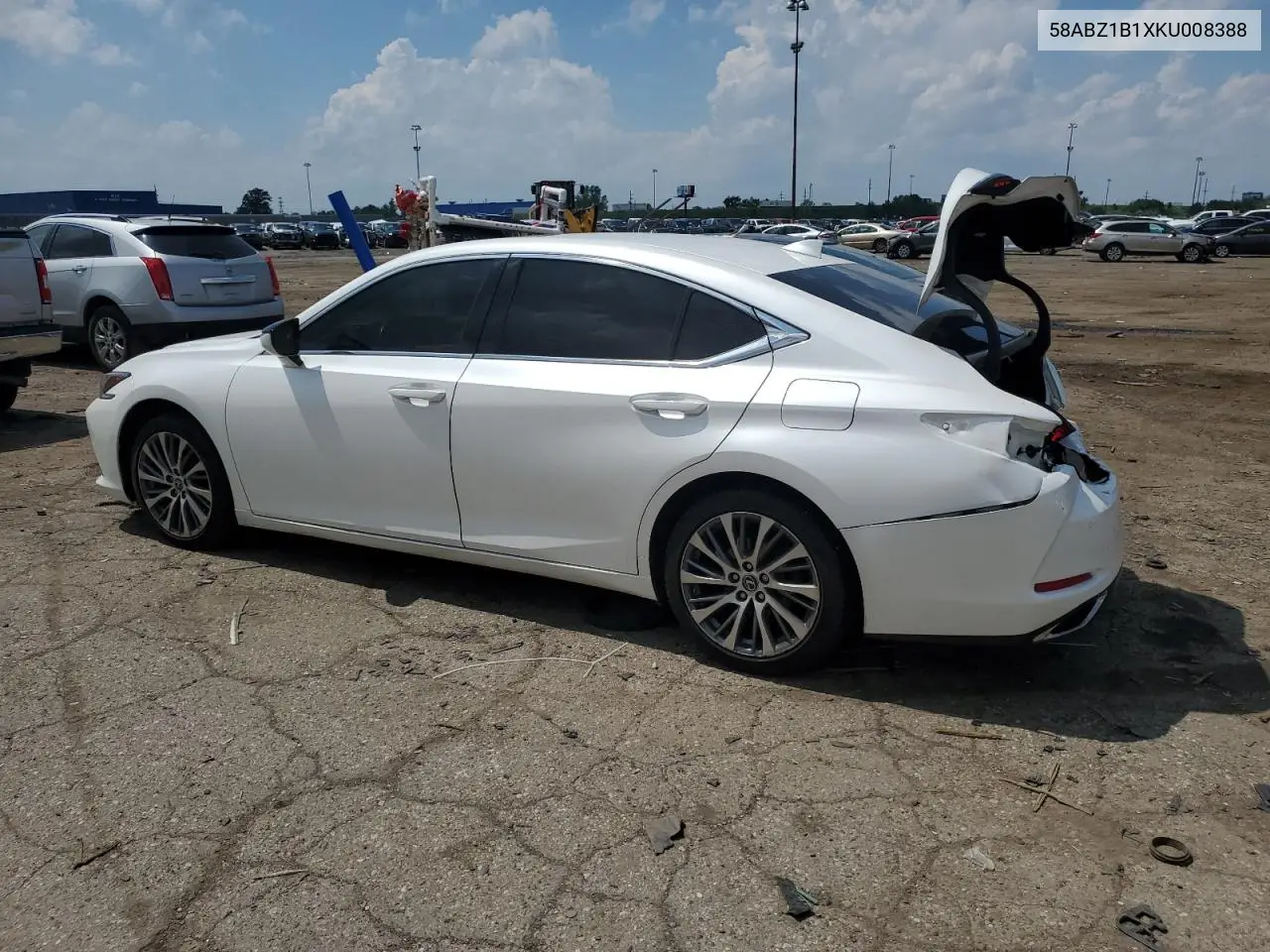 2019 Lexus Es 350 VIN: 58ABZ1B1XKU008388 Lot: 62453455