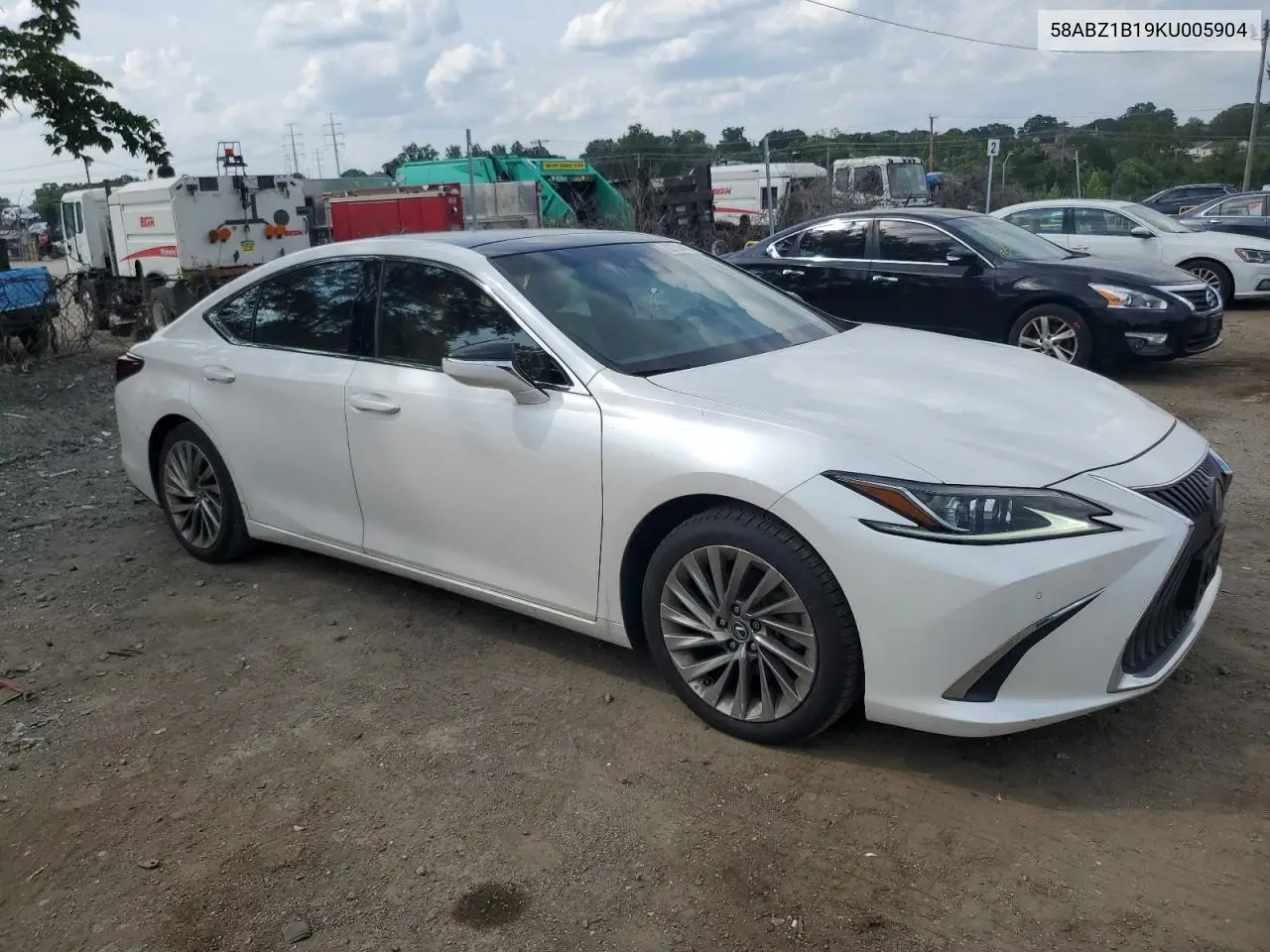 2019 Lexus Es 350 VIN: 58ABZ1B19KU005904 Lot: 62735485