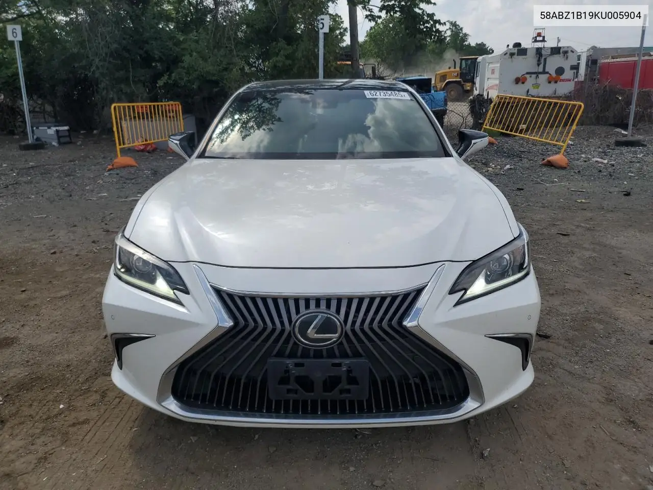 2019 Lexus Es 350 VIN: 58ABZ1B19KU005904 Lot: 62735485