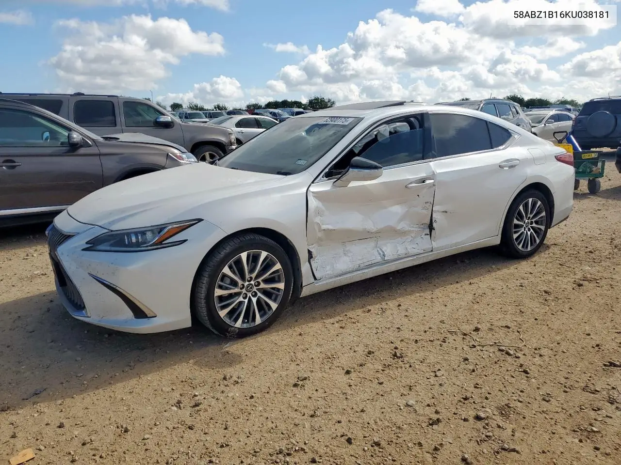 2019 Lexus Es 350 VIN: 58ABZ1B16KU038181 Lot: 62900175