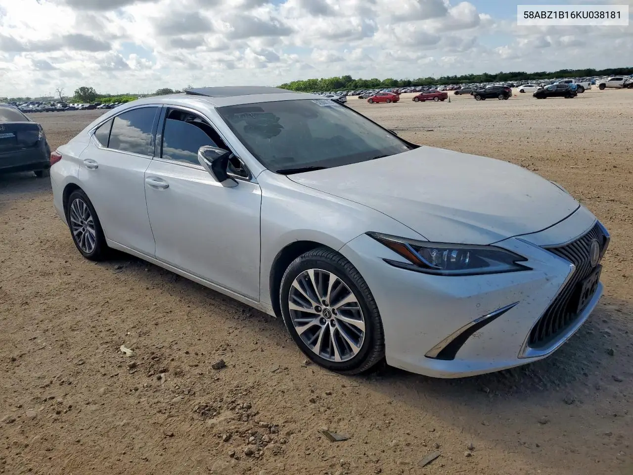 2019 Lexus Es 350 VIN: 58ABZ1B16KU038181 Lot: 62900175