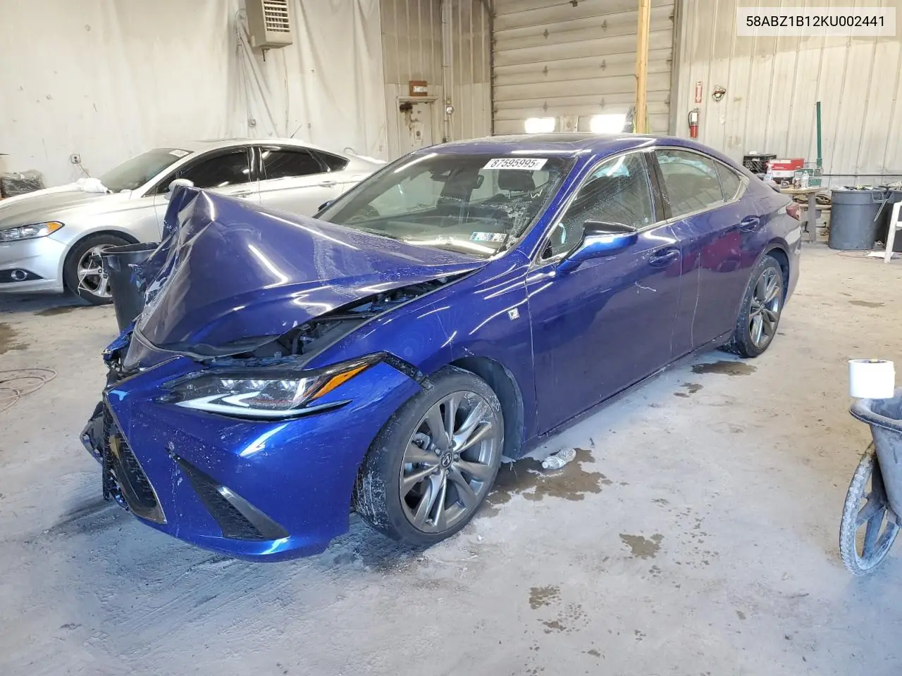 2019 Lexus Es 350 VIN: 58ABZ1B12KU002441 Lot: 87595995