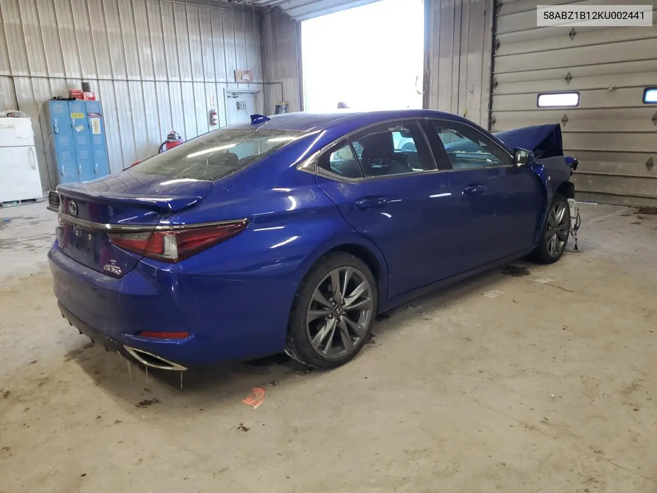 2019 Lexus Es 350 VIN: 58ABZ1B12KU002441 Lot: 87595995