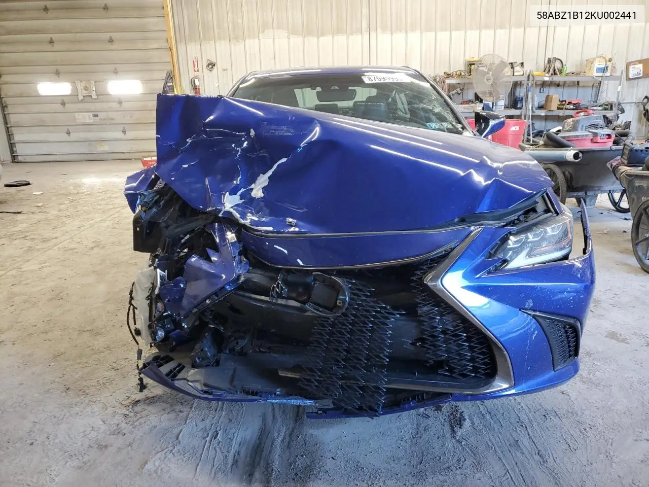 2019 Lexus Es 350 VIN: 58ABZ1B12KU002441 Lot: 87595995