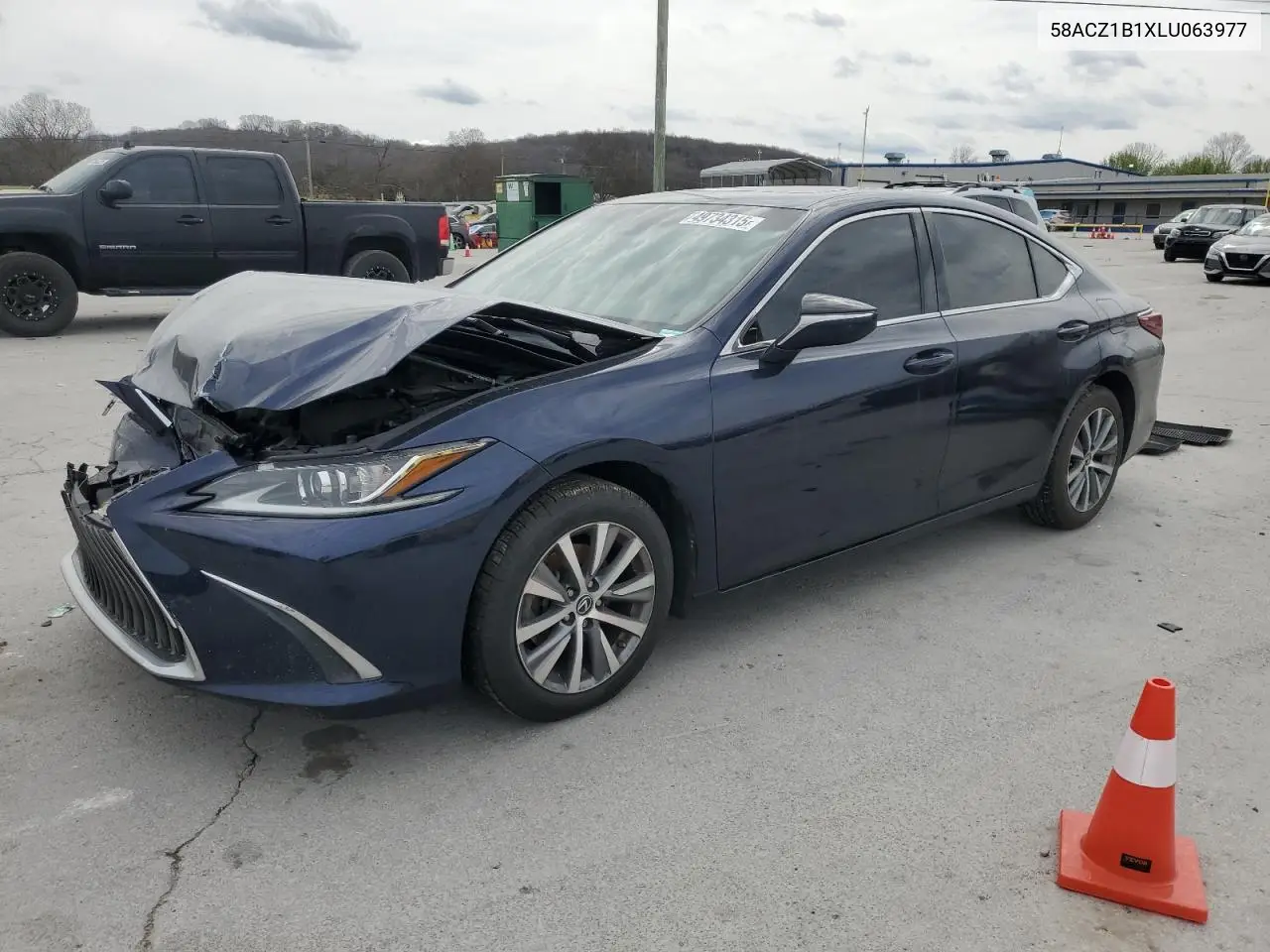 2020 Lexus Es 350 Base VIN: 58ACZ1B1XLU063977 Lot: 49734315