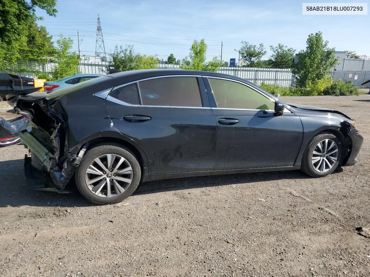 2020 Lexus Es 300H VIN: 58AB21B18LU007293 Lot: 59730555