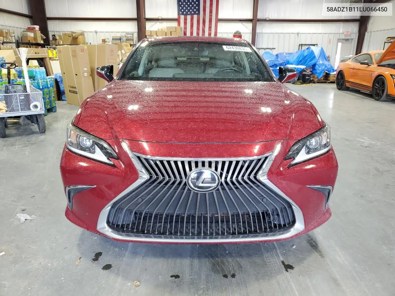 2020 Lexus Es 350 VIN: 58ADZ1B11LU066450 Lot: 62430835