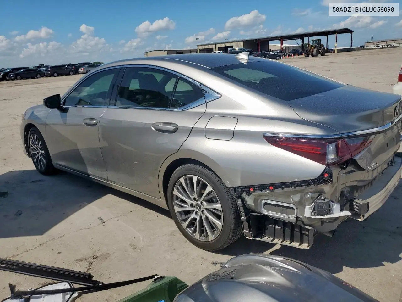 2020 Lexus Es 350 VIN: 58ADZ1B16LU058098 Lot: 62490925