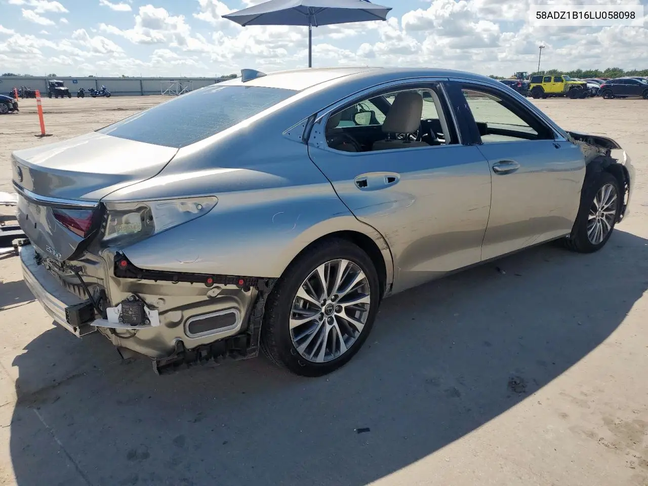 2020 Lexus Es 350 VIN: 58ADZ1B16LU058098 Lot: 62490925