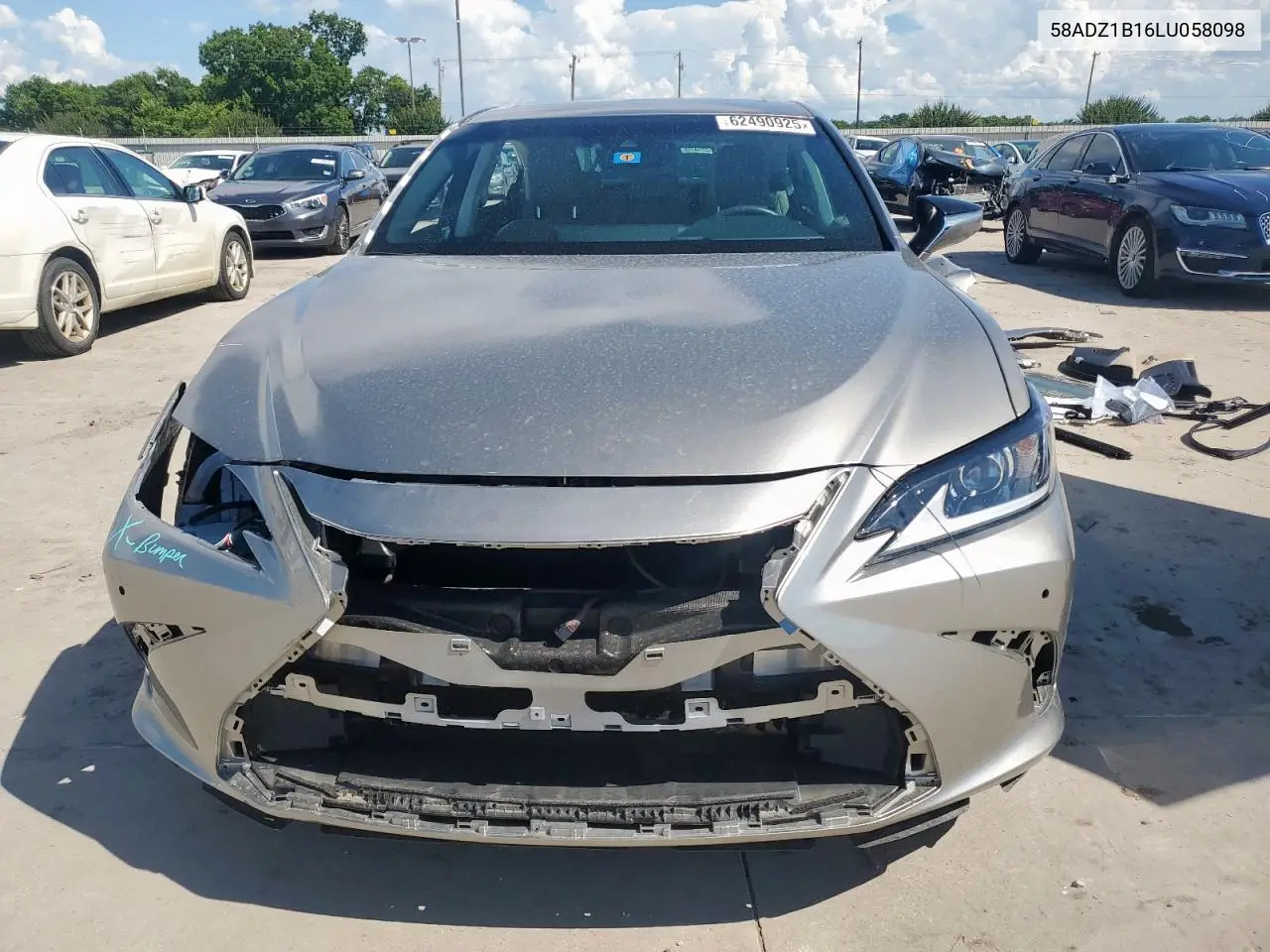 2020 Lexus Es 350 VIN: 58ADZ1B16LU058098 Lot: 62490925