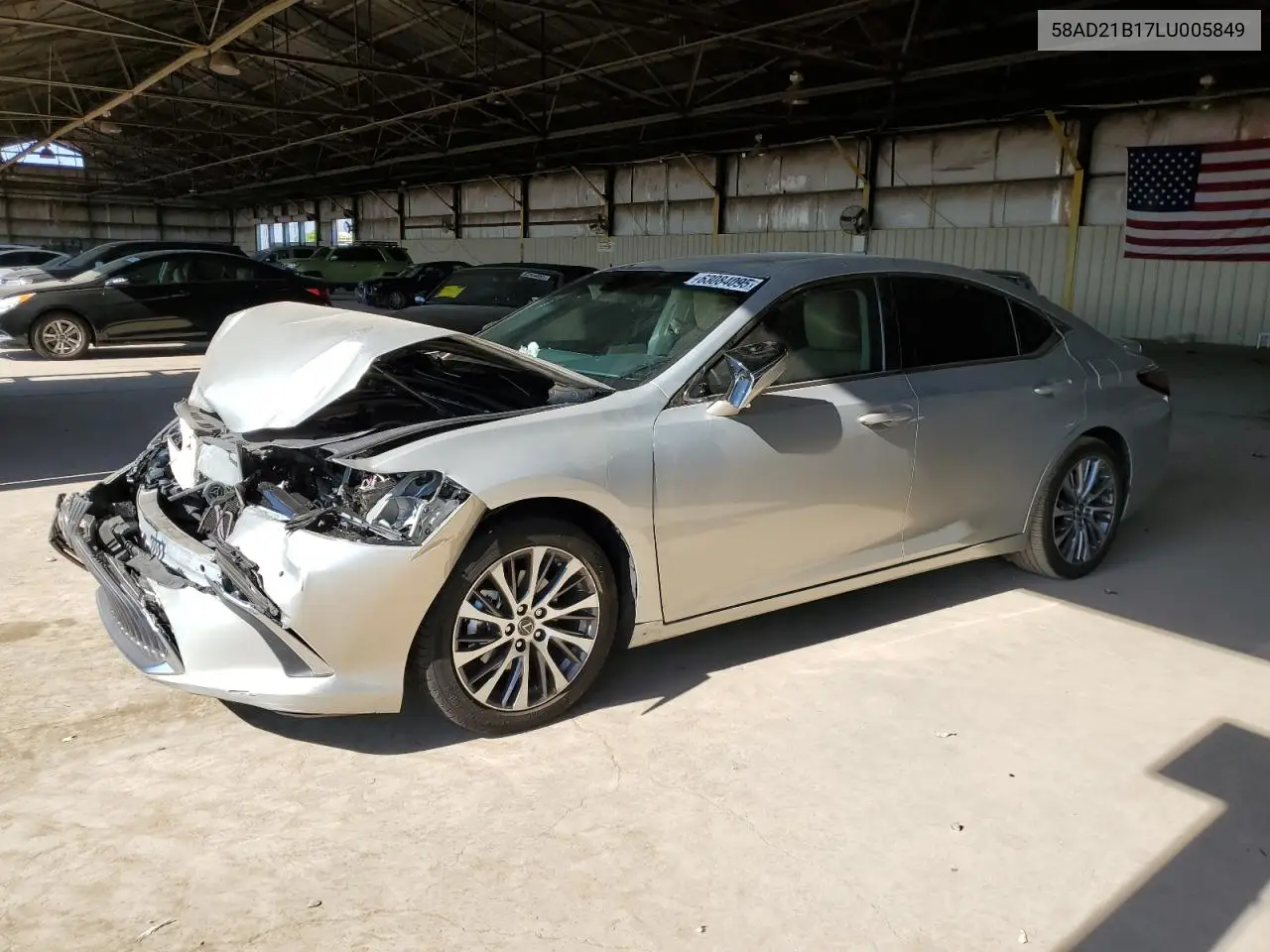 2020 Lexus Es 300H VIN: 58AD21B17LU005849 Lot: 63084095