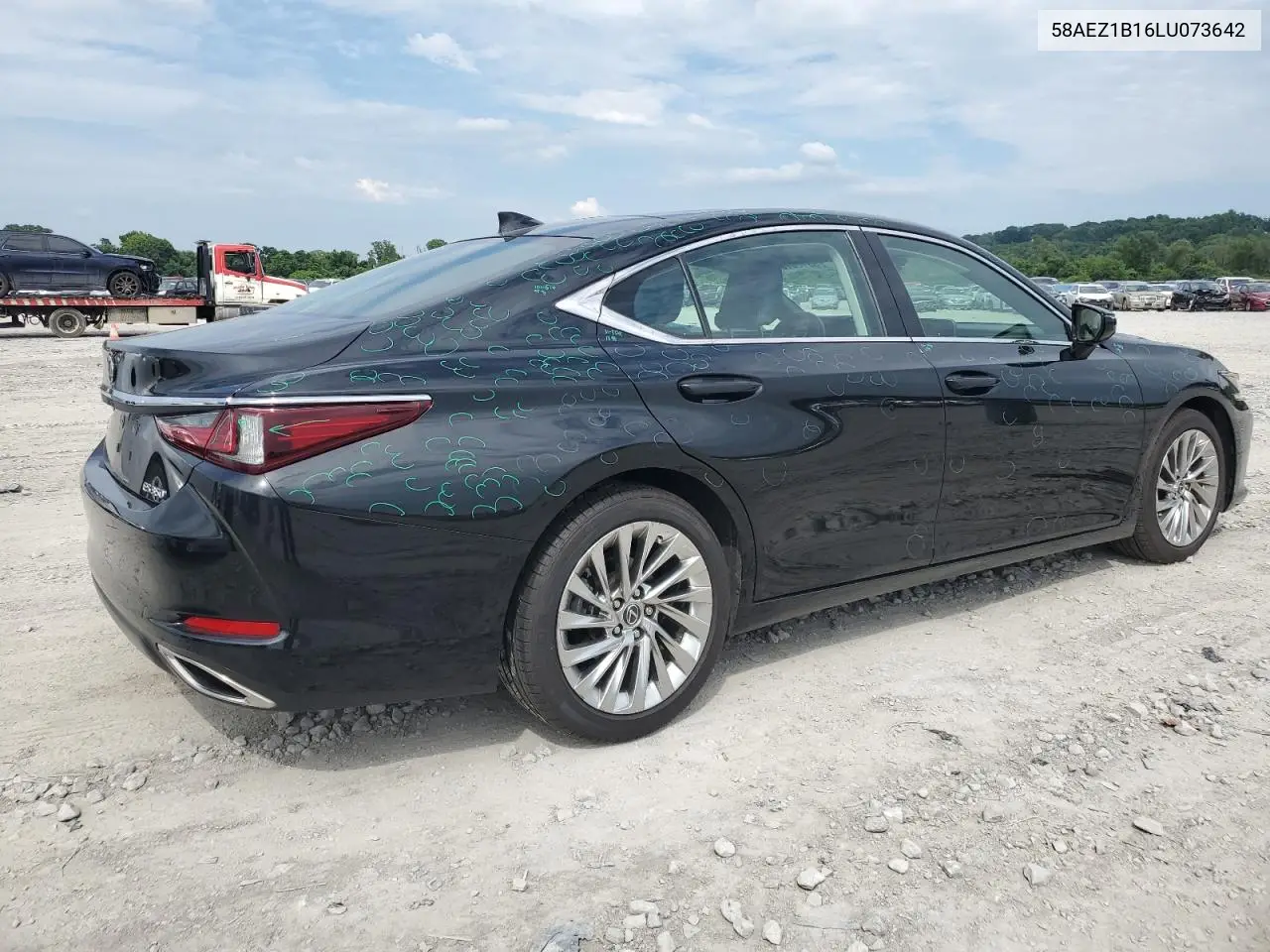 2020 Lexus Es 350 Luxury VIN: 58AEZ1B16LU073642 Lot: 63120185
