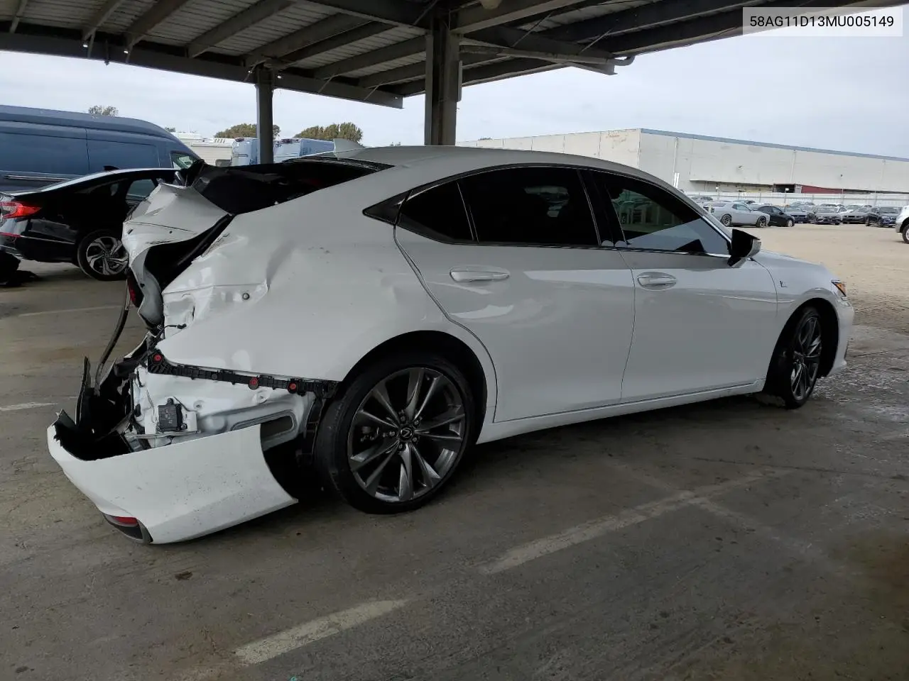 2021 Lexus Es 250 Base VIN: 58AG11D13MU005149 Lot: 47690665