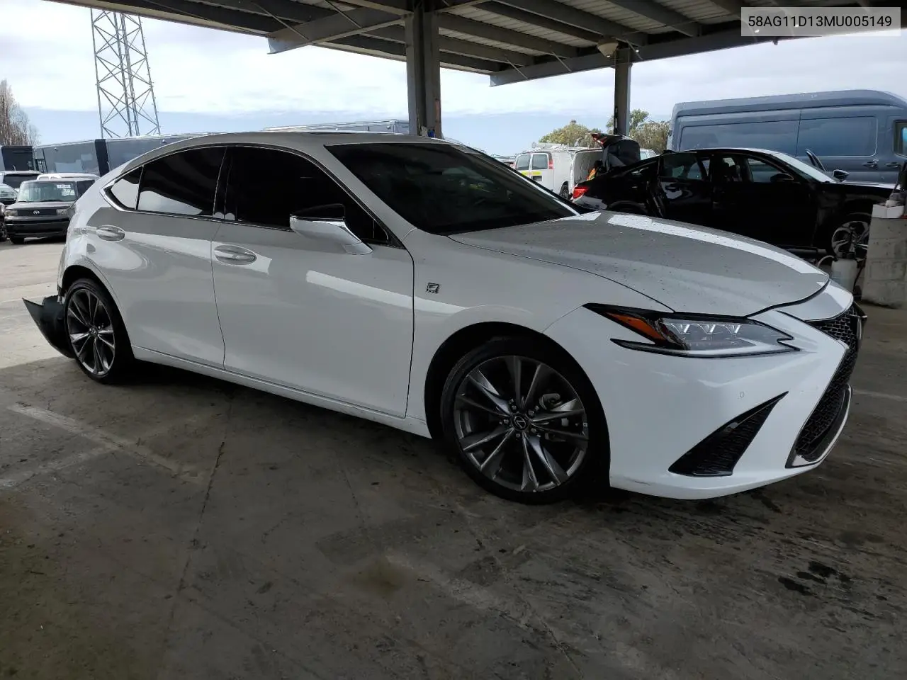 2021 Lexus Es 250 Base VIN: 58AG11D13MU005149 Lot: 47690665