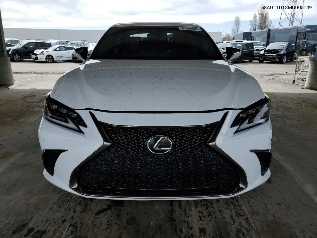 2021 Lexus Es 250 Base VIN: 58AG11D13MU005149 Lot: 47690665