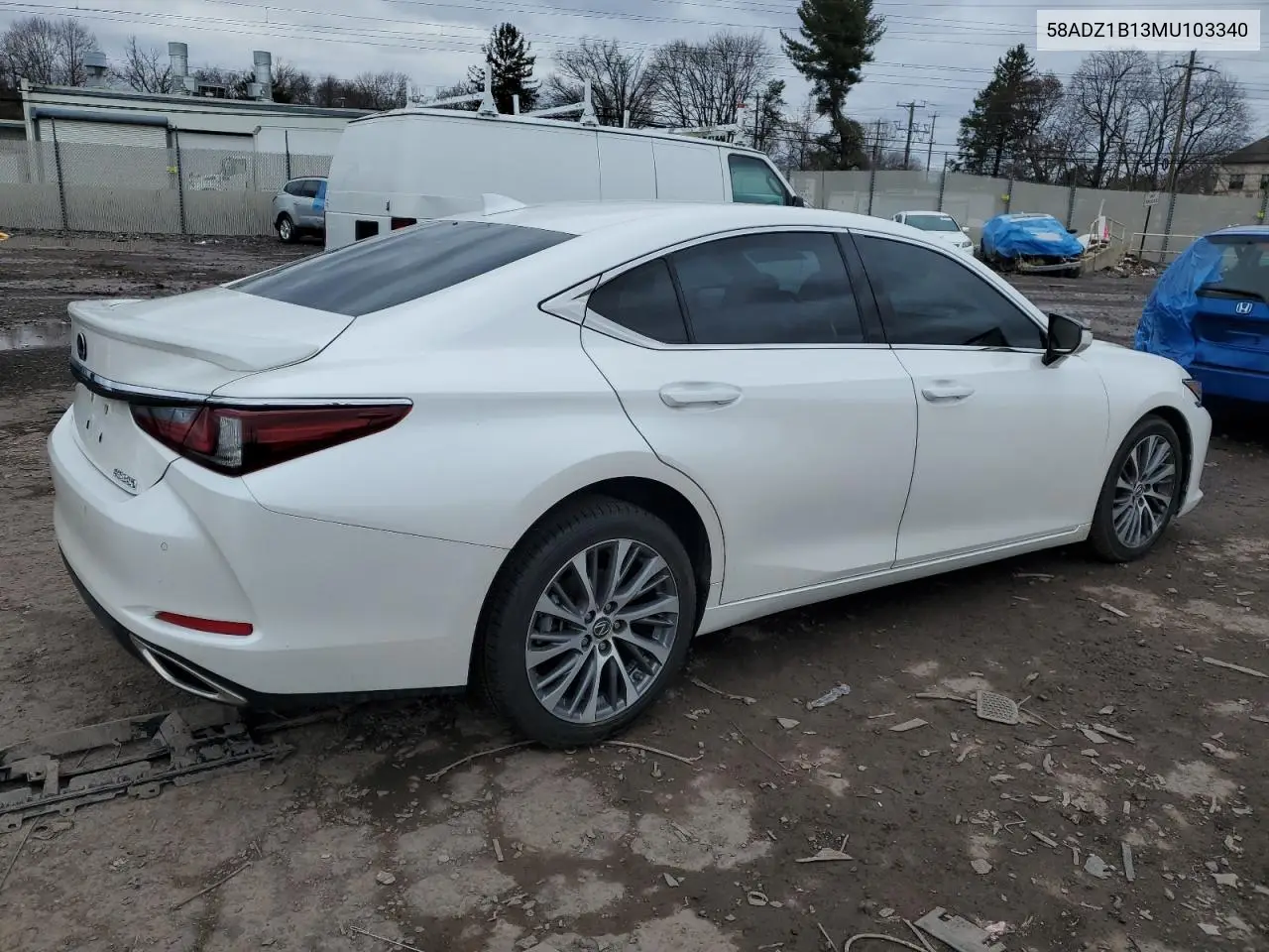 2021 Lexus Es 350 Base VIN: 58ADZ1B13MU103340 Lot: 47973735